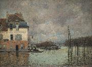 unknow artist Painting of Sisley in the Orsay Museum, Paris painting